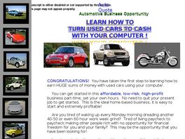 Go to: Turn Used Cars To $$$ With Your Computer.