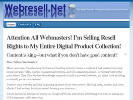 Go to: The Webmaster's Ultimate Reseller Package 2010 Edition