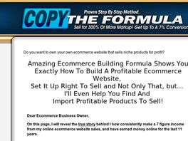 Go to: Copy The Formula Proven Methods For Building Profitable Niche Websites