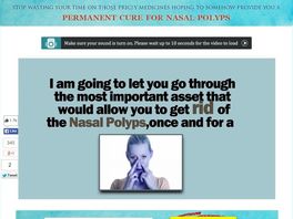 Go to: Nasal Polyps No More & Earn 75% Commission - Hot Niche