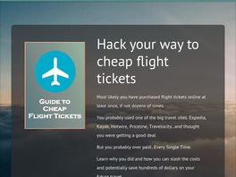 Go to: Travel Hacks For Cheap Flights