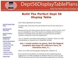 Go to: Dept 56 Display Table Plans