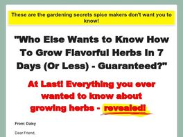 Go to: Herb Garden Secrets