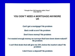 Go to: You Don't Need A Mortgage To Buy Property