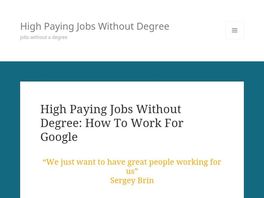 Go to: Get A High Paying Job Without College Degree