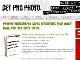 Go to: Proven Photography Sales Techniques That Won't Make You Feel Dirty