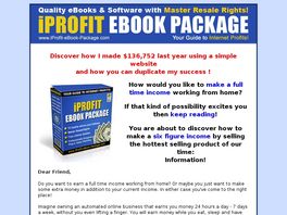 Go to: Iprofit Quality Ebooks/software Package- Rrp $2500.