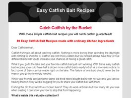 Go to: 80 Easy Catfish Bait Recipes