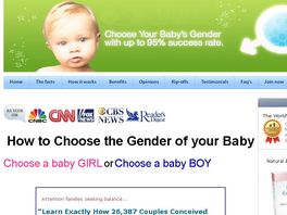 Go to: Choose Your Baby's Sex.Online Baby Gender Predictor Ebooks.