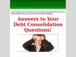 Go to: Debt Consolidation Answers For The Facts About Managing Debt.