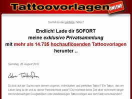 Go to: Bis Zu 34,50 Euro Pro Verkauf Mit Tattoovorlagen Und Mehr
