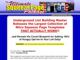 Go to: Squeeze Pages -huge List Building Program!