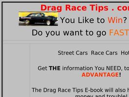 Go to: Drag Race Tips.