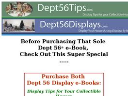 Go to: Dept 56 Display Tips And Ideas.