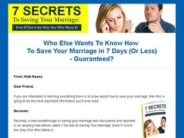 Go to: 7 Secrets To Save Your Marriage