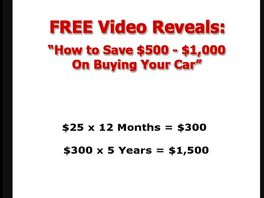 Go to: Video^ Sales Page: How to Buy a Car At a Steal