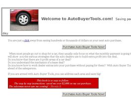 Go to: Auto Buyer Tools -strategies Auto Dealers Don't Want You To Know.
