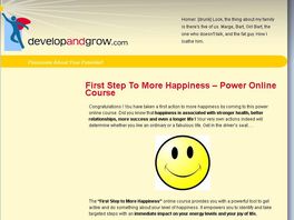 Go to: First Step To More Happiness