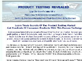 Go to: Product Testing Revealed.
