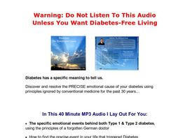 Go to: Diabetes: The Emotional Cause.