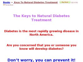 Go to: The Keys To Natural Diabetes Treatment.