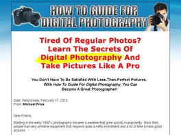 Go to: Digital Photography