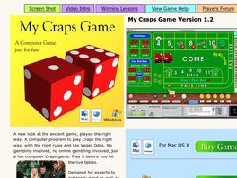 Go to: My Craps Game - Learn to get good, non-gambling. 50