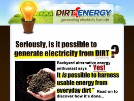 Go to: New Product - Dirt4energy - 75% Commssion!