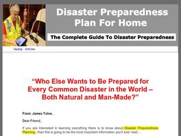 Go to: Disaster Preparedness Plan For Home