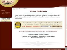 Go to: Divorce Worksheets.