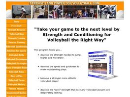 Go to: Volleyball Strength! - Strength And Conditioning The Right Way