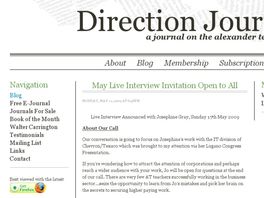 Go to: Direction Journal Membership