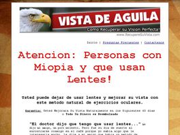 Go to: Vista De Aguila: Como Recuperar Su Vision Perfecta!