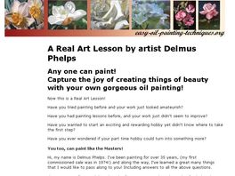 Go to: Real Art Lessons, Downloadable E-books By Artist Delmus Phelps