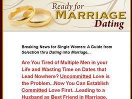 Go to: How To Go From Just Dating To Just Married In 90 Days!