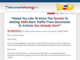 Go to: Untapped Traffic Source - Document Sharing Sites Are Hot!!!