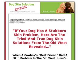 Go to: Natural Dog Cures For Dog Skin Problems