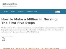 Go to: How To Make A Million In Nursing: The First Five Steps