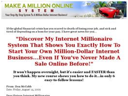 Go to: Make A Million Online System.