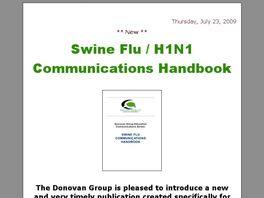 Go to: Swine Flu Communications Handbook.