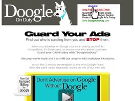 Go to: DoogleOnDuty - Guard Your Ads 24/7!