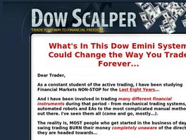 Go to: Sick Of Forex? Try Dowscalper - Dow Emini Futures System