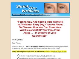 Go to: Shrink Your Wrinkles eBook