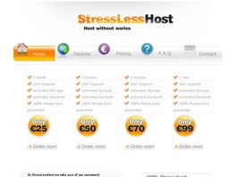 Go to: Stressless Unlimited Hosting.