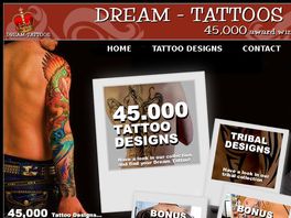 Go to: Tattoos Of Dream-tattoos - 65,000 Tattoo Designs