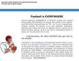 Go to: Learn Football In 20 Minutes!