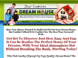 Go to: Creating Your Dream Home