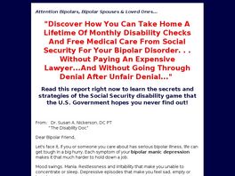 Go to: Social Security Disability For Bipolars.