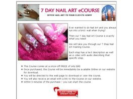 Go to: Nail Art Video Course - 7 Steps To Professional Nail Art.