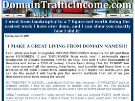 Go to: Domain Traffic Income domain investing/parking course